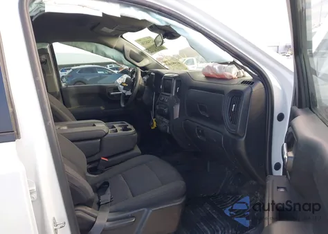 2024 Chevrolet Silverado 1500 2Wd Double Cab Standard Bed Wt из США, поврежденный, VIN 1GCRAAED1RZ136622